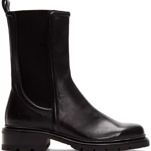 FryeWomen's Samantha Moto Lug Sole Chelsea Booties Sz 9M NEW - Picture 4 of 7